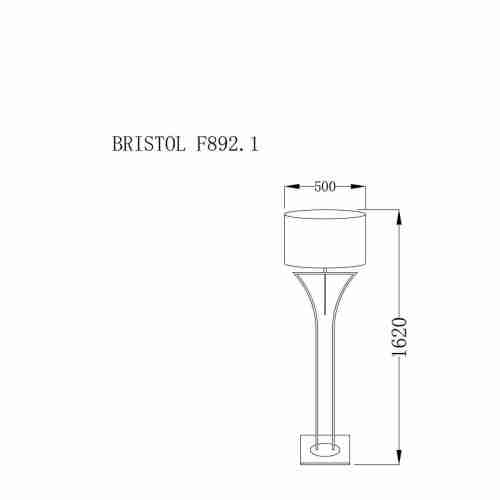 Торшер Lucia Tucci Bristol F892.1