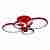 Потолочная светодиодная люстра iLedex Ring A001/4 Red