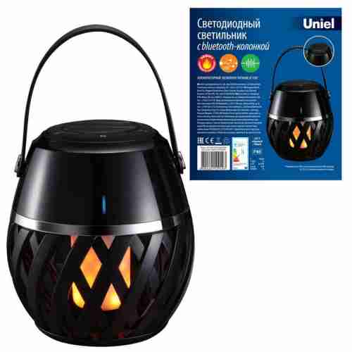 Переносной светодиодный фонарь Uniel аккумуляторный ULD-R201 LED/Flame Black UL-00006768