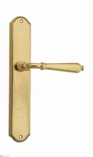 Дверная ручка Venezia "CLASSIC" на планке PL02 полированная латунь
