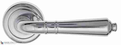 Дверная ручка на круглом основании Fratelli Cattini "TOSCANA" D1-CR полированный хром