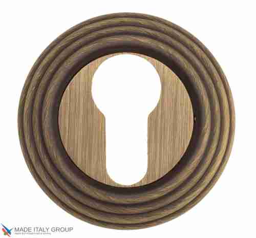 Накладка дверная под цилиндр Venezia CYL-1 D8 матовая бронза (2 шт.)