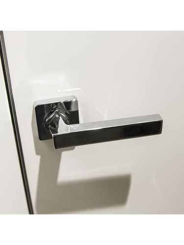 Ручка дверная Armadillo (Армадилло) межкомнатная K.SQ52.CORSICA (CORSICA SQ003) CP-8 хром  Набор 9