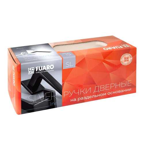 Комплект на 4 двери - Ручка Fuaro (Фуаро) раздельная K.SL52.PRIME (PRIME SL) CP-8 хром