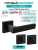 Ручка дверная межкомнатная Fuaro K.DM51.Straight BL-24 черный с Заверткой Ручка дверная межкомнатная Fuaro K.DM51.Straight BL-24 черный с Заверткой