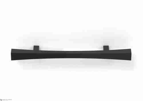 Ручка скоба модерн COLOMBO DESIGN F124E-NM матовый черный 128 мм