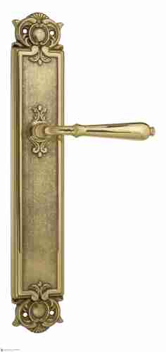 Дверная ручка Venezia "CLASSIC" на планке PL97 полированная латунь
