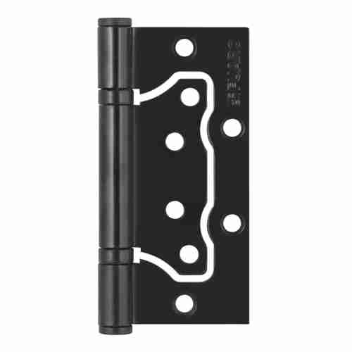 Комплект 8 шт. - Петля универсальная без врезки N100500/2BB-BL ( бывш. 500-2BB 100x2,5 BL) (черный матовый)