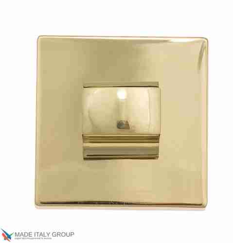 Фиксатор поворотный на квадратном основании Fratelli Cattini WC 8-OLV полированная латунь