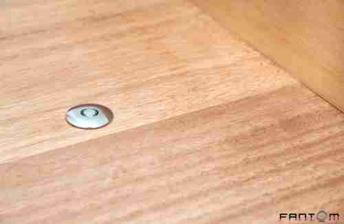 Упор дверной скрытый магнитный автоматический FANTOM PREMIUM HGT008 полированный хром