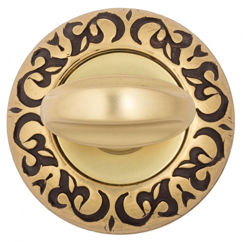 Завертка дверная сантехническая Venezia WC-2 D4 французское золото