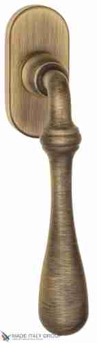 Ручка оконная Fratelli Cattini "RETRO" FW 7-BY матовая бронза