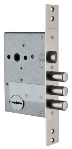 Замок врезной сувальдный с защёлкой Гардиан ЗВ 50.11, 4 кл. /123:125/