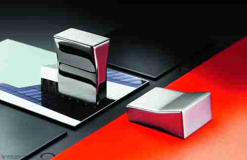 Ручка кнопка модерн COLOMBO DESIGN F527-CR полированный хром