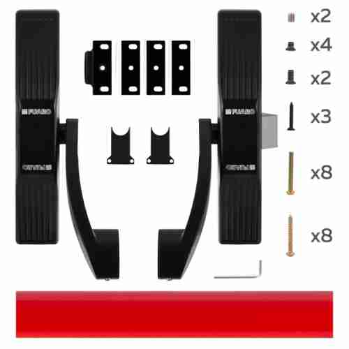 Ручка-штанга нажимная с защёлкой 1700В для антипаники накладной для одноствор. и двуствор. дверей