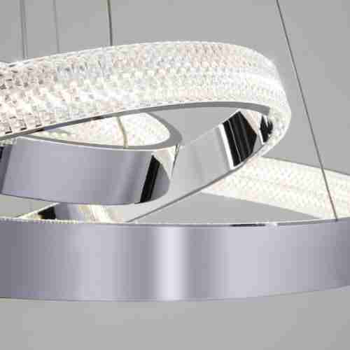 Подвесной светодиодный светильник Eurosvet Smart Posh 90276/3 хром