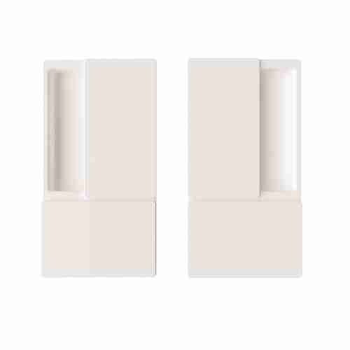 B30000.01.FM Ручка WAVE без запирания (белый), для раздвижных дверей