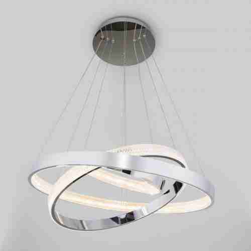 Подвесной светодиодный светильник Eurosvet Smart Posh 90276/3 хром