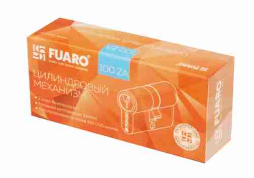 Цилиндровый механизм Fuaro 100 ZA 70 mm (30+10+30) AB бронза 5 кл.