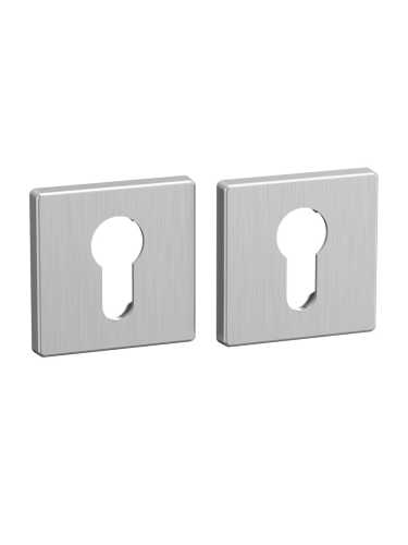 Накладка Punto (Пунто) под цилиндр ET.K.EST.Q52 SSC-16 сатинированный хром