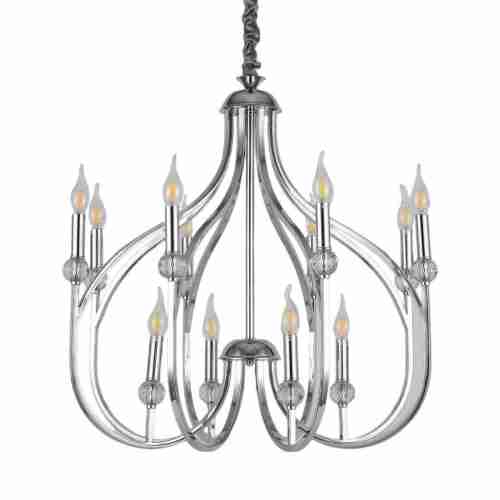 Подвесная люстра Lumina Deco Archetype LDP 1250-12 CHR