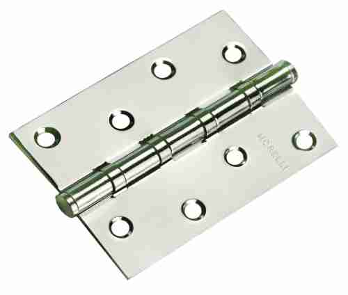 Комплект 8 шт. - Петля дверная универсальная стальная с 4-мя подшипниками Morelli MS 100X70X2.5-4BB SC матовый хром