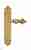 Дверная ручка Venezia "LUCRECIA" на планке PL96 полированная латунь