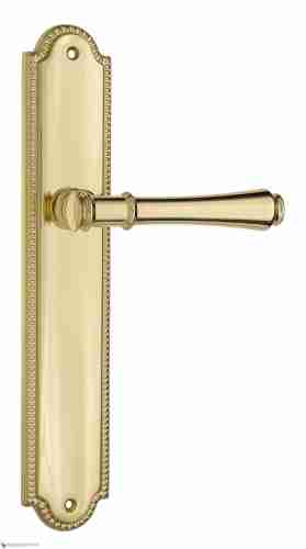 Дверная ручка Venezia "CALLISTO" на планке PL98 полированная латунь