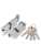Цилиндровый Ajax (Аякс) механизм (AZ202/100) AZ2002Knob100 (40+10+50) CP хром с вертушкой Цилиндровый Ajax (Аякс) механизм (AZ202/100) AZ2002Knob100 (40+10+50) CP хром с вертушкой