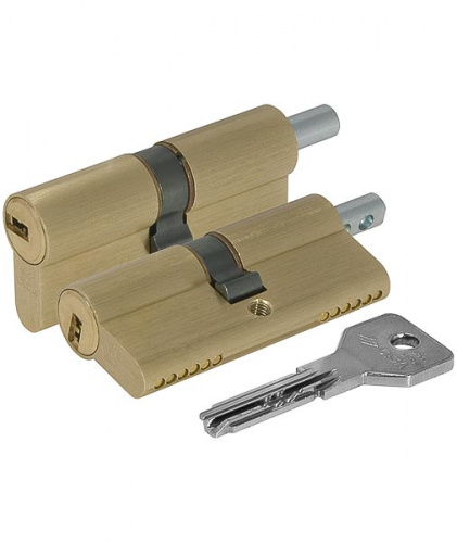Цилиндровый механизм под вертушку CISA ASIX OE302-18.00 (80 мм/35+10+35), латунь