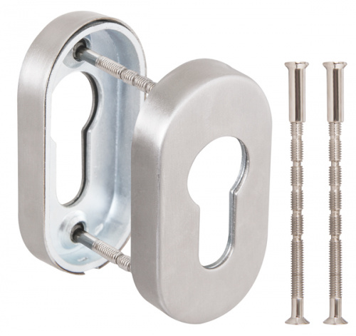 Накладка под цилиндр  Fuaro DSS-02P-ET (нержавейка)