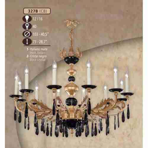 Люстра подвесная Riperlamp 327B/12 CB BLACK