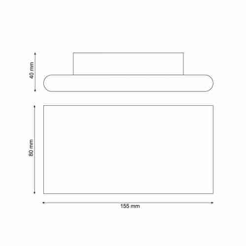 Настенный светильник Lucia Tucci Aero W204 Bianco LED