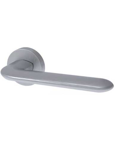 Комплект: Ручки Armadillo EXCALIBUR URB4 MWSC-33+Завертка+Бесшумный замок Fuaro/итальянский тисненый