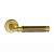 Ручка дверная межкомнатная Venezia Mosca D1 французское золото+коричневый