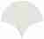 Плитка керамическая Equipe Scale Fan White настенная 10,6х12