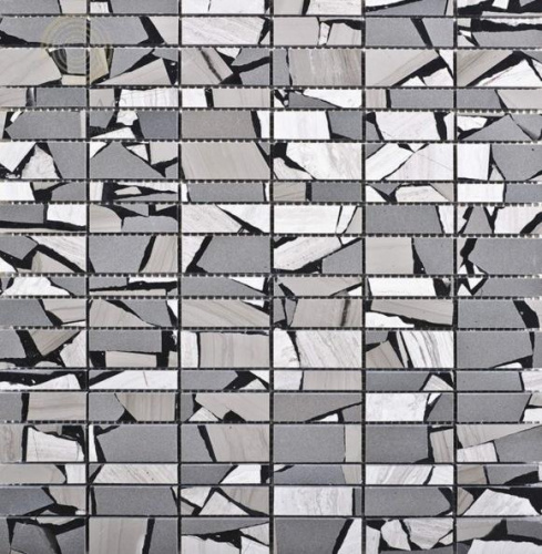 Мозаика Lantic Colonial Mosaics Collection L153801161 Lines Safary Brown 29,8х30,4