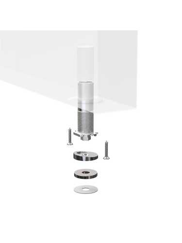 Упор Armadillo (Армадилло) дверной скрытый MAX INOX/2