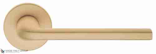 Дверная ручка на круглом основании Fratelli Cattini "LINEA" 7FS-KD золото крайола