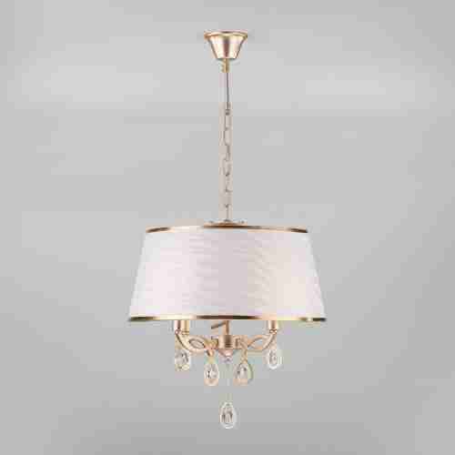 Подвесная люстра Eurosvet 60091/4 перламутровое золото