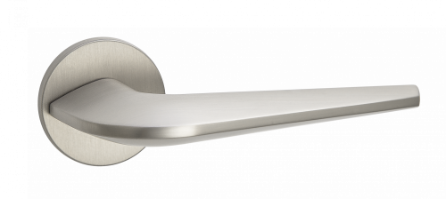 Ручка дверная "Макиато", серия SLIM, никель супер матовый