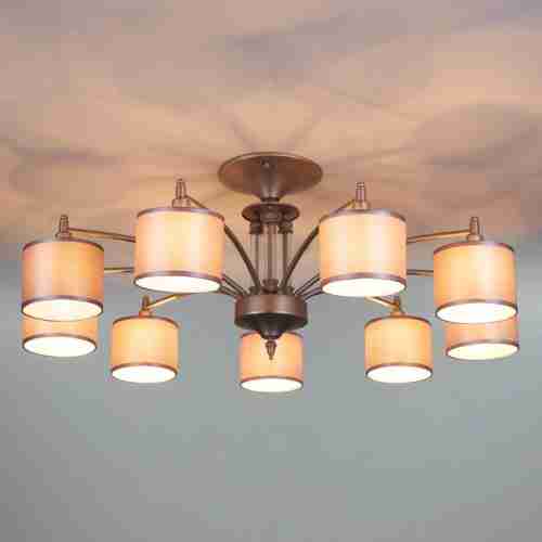 Подвесная люстра Eurosvet 60080/9 сатин-никель