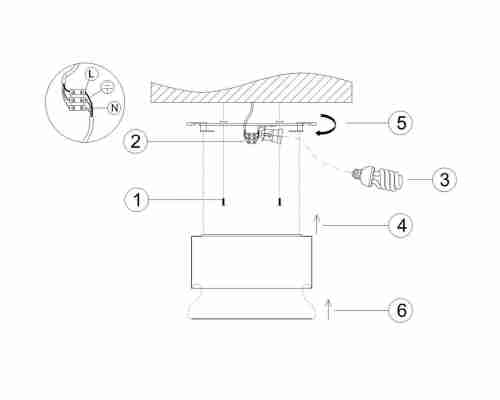 Потолочный светильник Favourite Cerchi 1514-2C