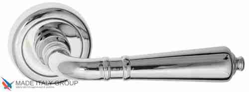 Дверная ручка на круглом основании Fratelli Cattini "TOSCANA" D1-CR полированный хром