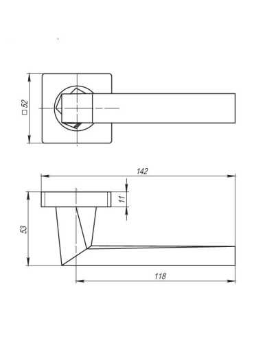Комплект: Ручки Armadillo Corsica SQ003-21CP-8+Завертка+Магн замок и Петли Fuaro/полированный хром