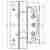 Петля скрытая Simonswerk BAKA Protect 4010 3D FD до 160 кг (3 петли) цинк