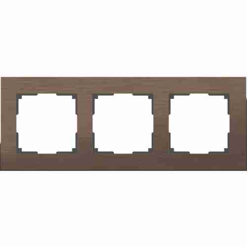 Рамка Werkel Коричневый алюминий WL11-Frame-03