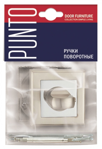 Завертка сантехническая Punto BK6 QL GR/CP-23 графит/хром
