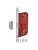 Замок дверной межкомнатный магнитный под цилиндр Fuaro MAGNM85C-50/BL INOX SSC-16 сатин. хром