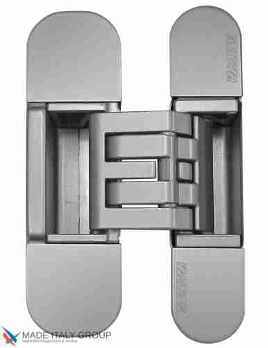 Kubica HYBRID 6360 45 CR.SAT петля скрытая универсальная асимметричная, цвет МАТОВЫЙ ХРОМ (60 kg)